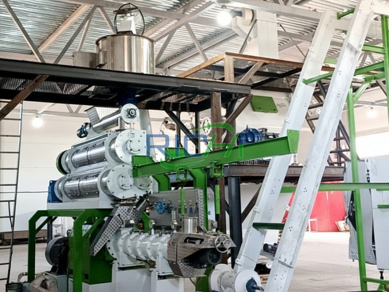 floating fish feed extruder machine